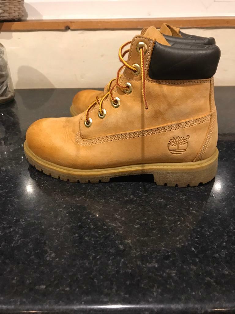 timberland size 4 boots